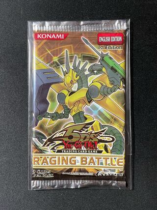遊戯王 RAGING BATTLE 英語 1st 未開封パック