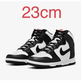 Nike WMNS Dunk High "Black and White" 23.0cm 23cm