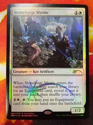 Stoneforge Mystic English foil promo up to 3 copies