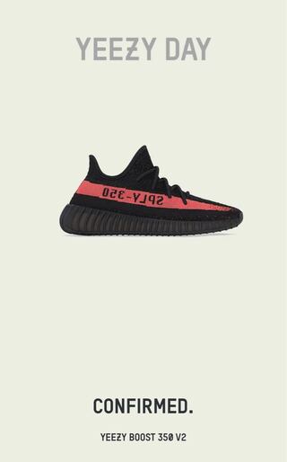 YEEZY BOOST 350 V2 CORE BLACK RED 29cm