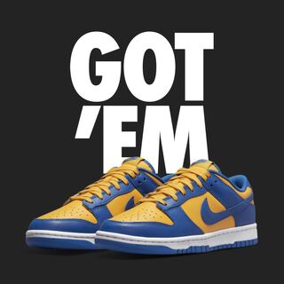Nike Dunk Low "Blue Jay and University Gold/UCLA" 28cm
