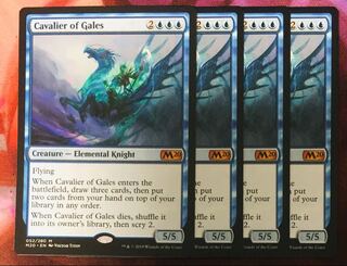 MTG cavalier of gales M20 English 4 Cavalier of Gales