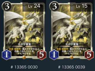 2枚　光の守護竜