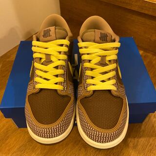 UNDEFEATED × NIKE DUNK LOW SP "CANTEEN/LEMON FROST" 26.5cm