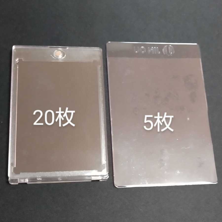 Magnet loader with extras, 35pt card pro tekter top loader, extras, card saver.