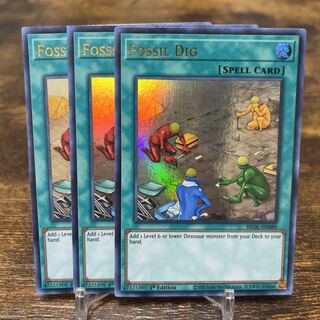 Yu-Gi-Oh [English] Fossil Dig Ur 3-card set