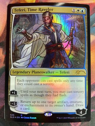 Teferi, Time Raveler English foilStained Glass up to 2