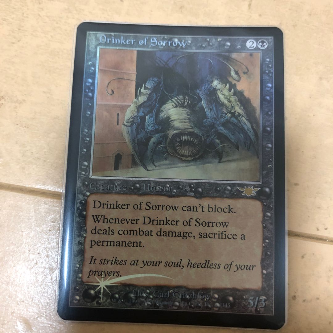 Drinker of Sorrow rare 66/145 foil