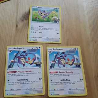 English Pokémon go Grookey Ambipom Saru-teki