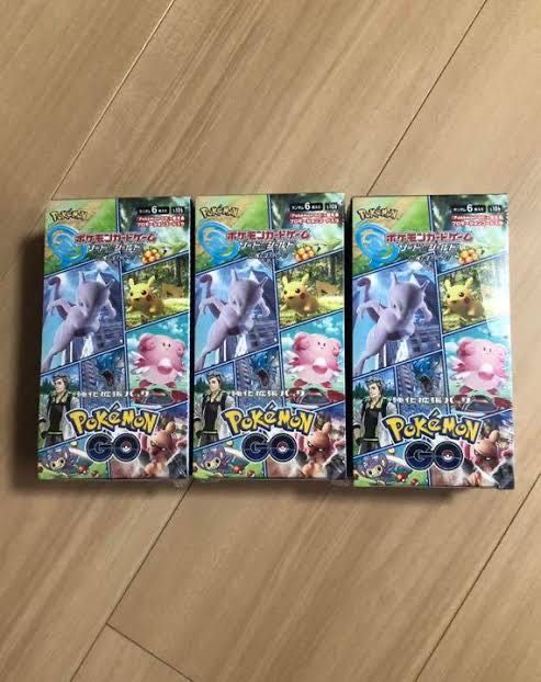 ポケモンカードポケモンGO3BOXシュリンク付き