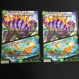 闘争類拳嘩目 ステゴロ･カイザー/お清めシャラップ 2枚セット