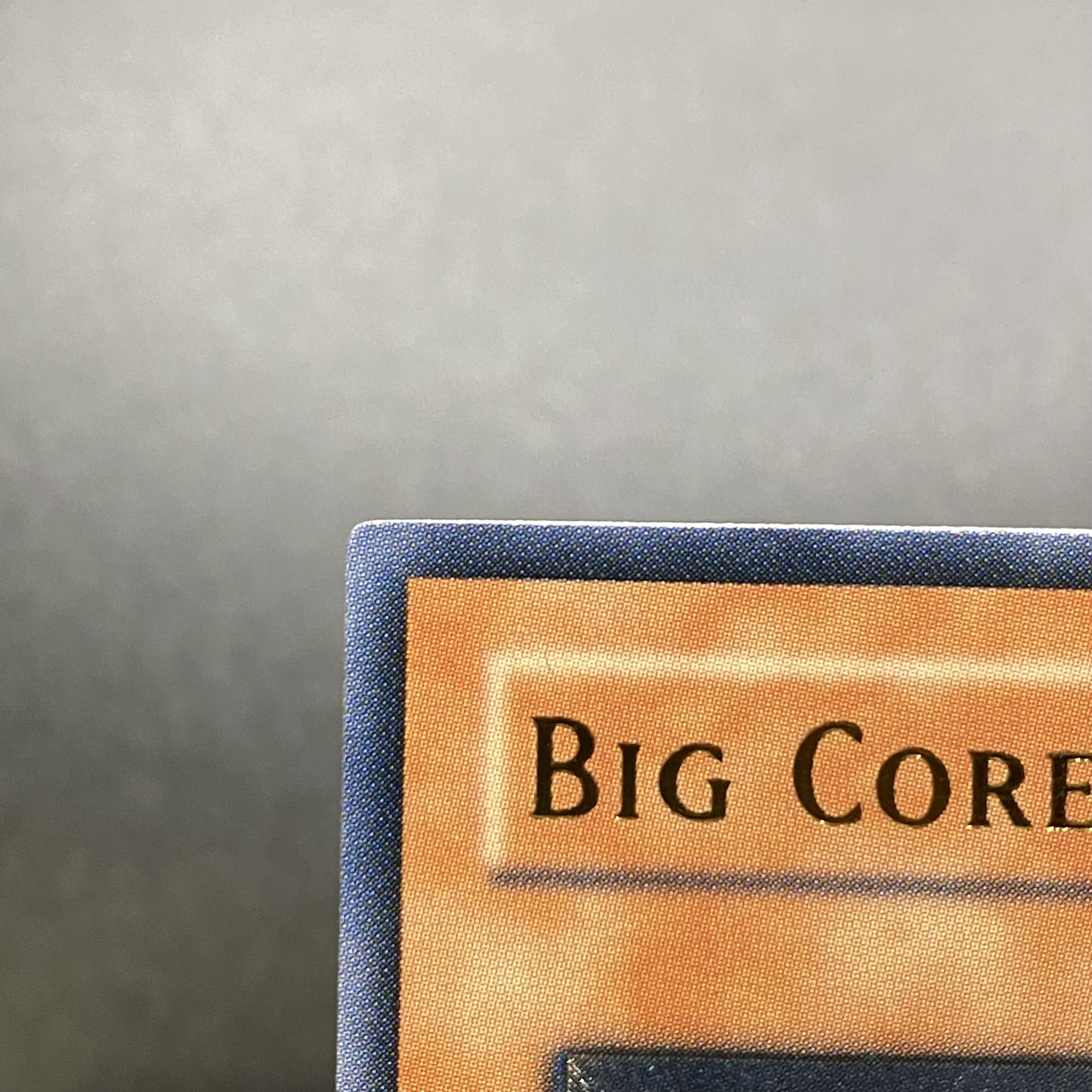 BIG CORE /B.E.S. Big Core (Updated from: Big Core) RDS-AE030 1st Old Asia Ultimate Rare Relief