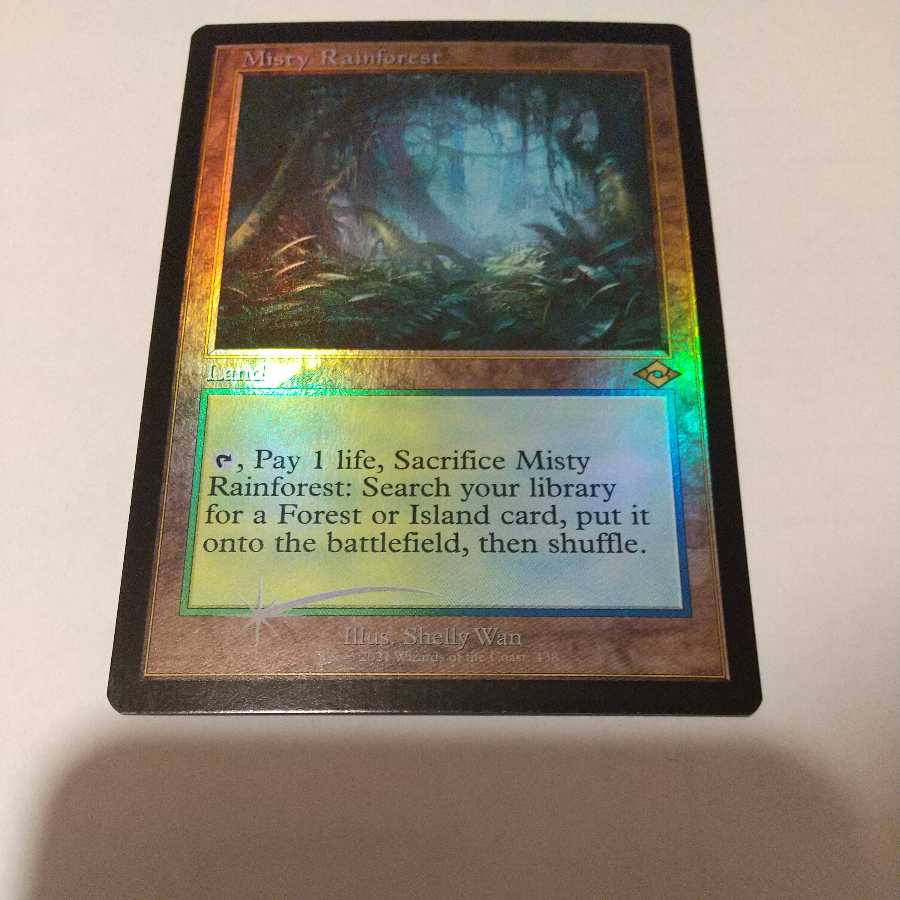 Misty Rainforest (Misty Rainforest) [Foil] ■Old Frame