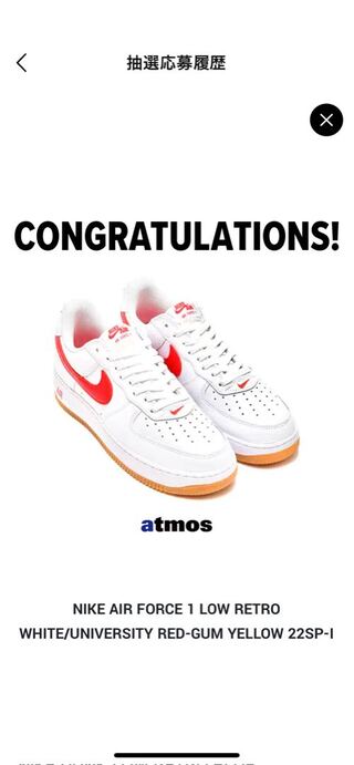 Nike Air Force 1 Low Color of the Month University Red 27.5cm