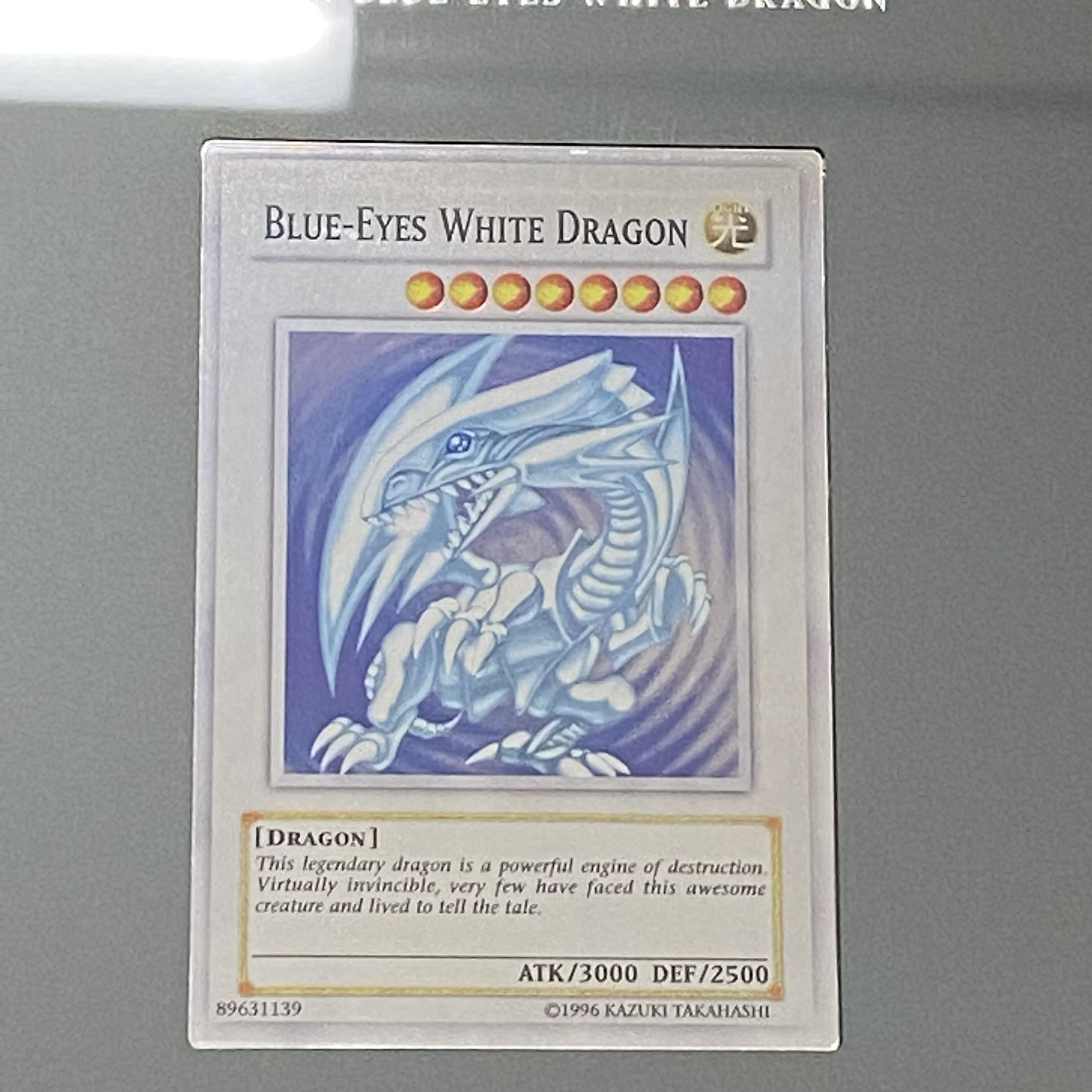 青眼の白龍/BLUE-EYES WHITE DRAGON 純銀 英語版 No.0120EU 証明書付 箱・段ボール付