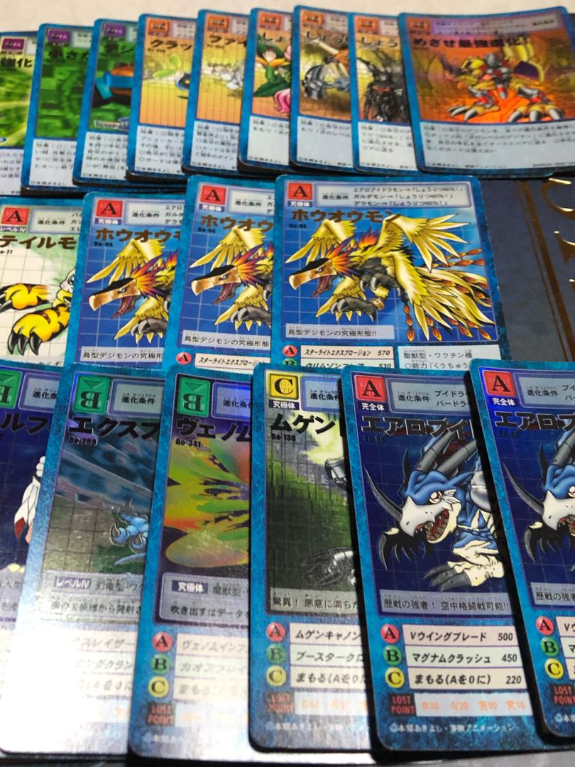 Old Digimon cards sold in bulk