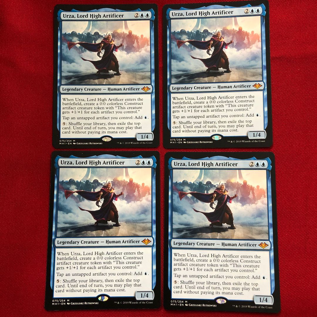 最高工匠卿、ウルザ 4枚