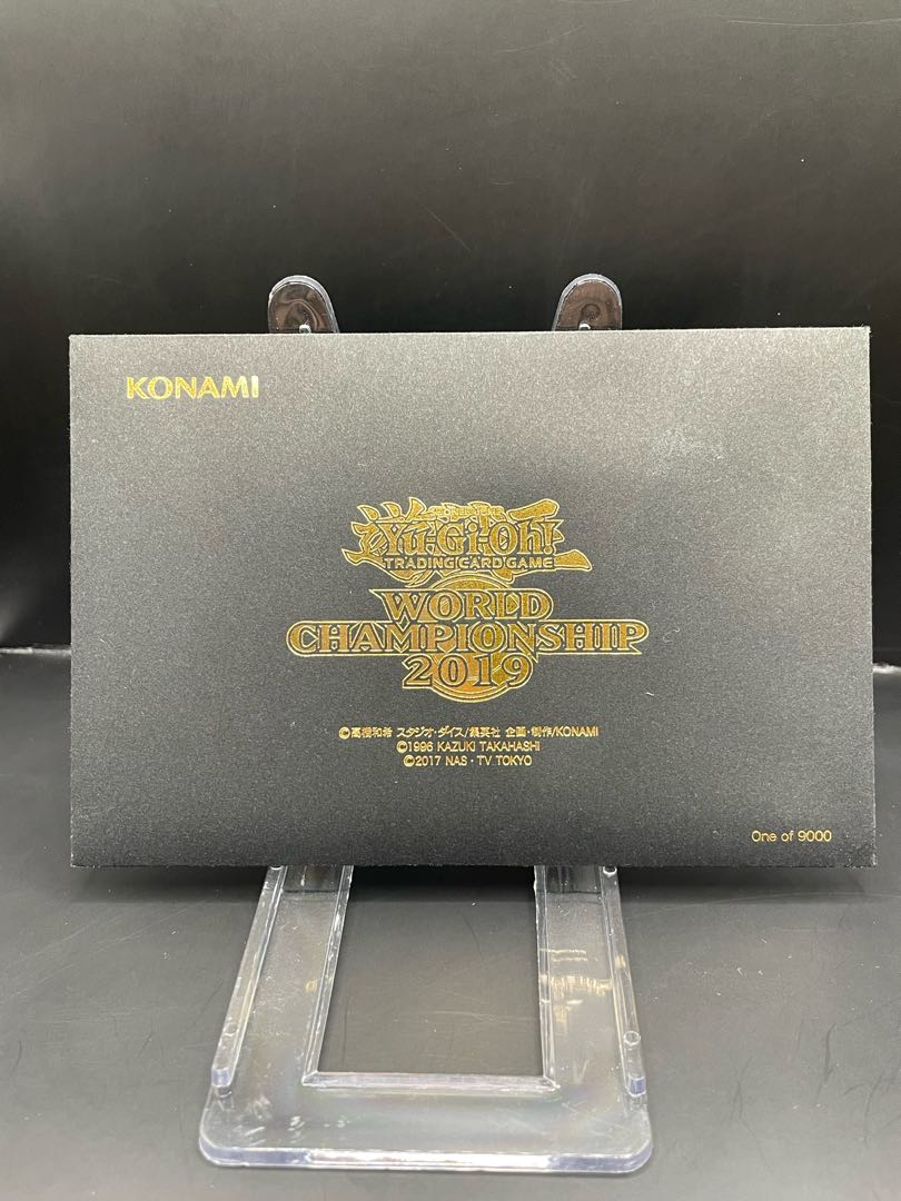 【希少】wcs2019 真紅眼の黒竜、死者蘇生 黒封筒開封済み 1BOX