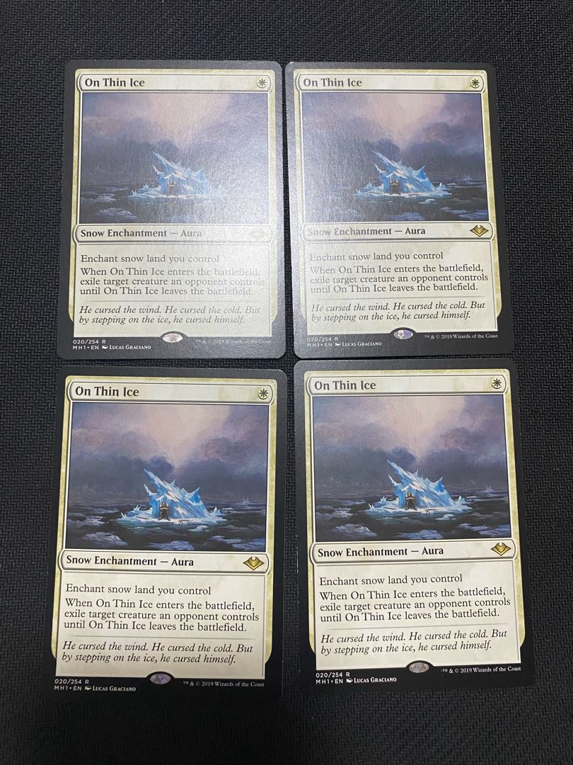 On Thin Ice English 4-card set