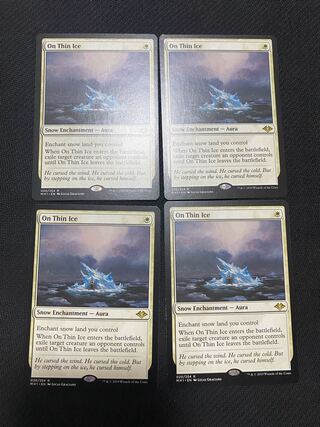On Thin Ice English 4-card set