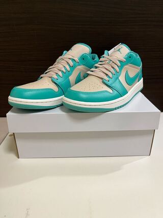 Nike WMNS Air Jordan 1 Low  Teal Green 27cm