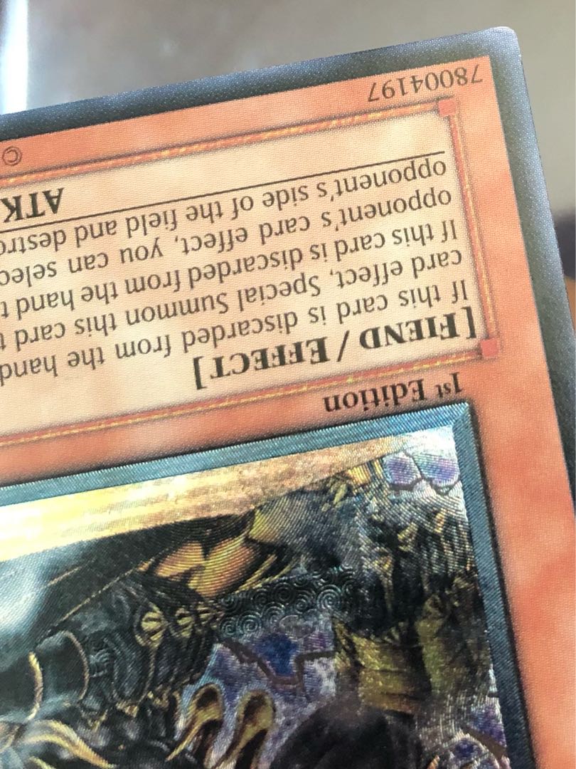 暗黒界の武神 ゴルド アジア版  レリーフ