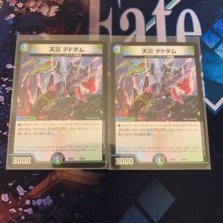 天災デドダム　２枚セット