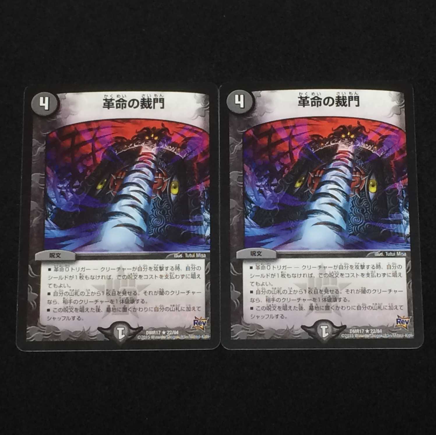 革命の裁門  (DMR17 22/94)  2枚セット