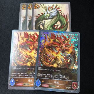 Shenlong SR Evolution Set of 5 cards, 1 secret