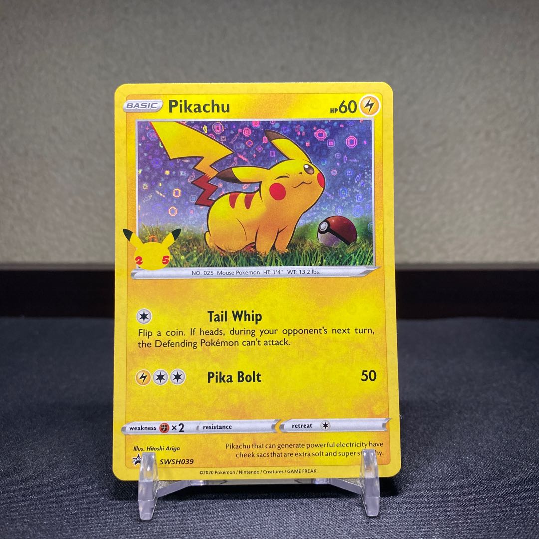 Pikachu 25th Anniversary Limited Edition Promo English