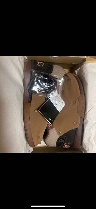 Travis Scott x Nike Air Trainer 1 SP "Archaeo Brown and Rust Pink 26.5cm