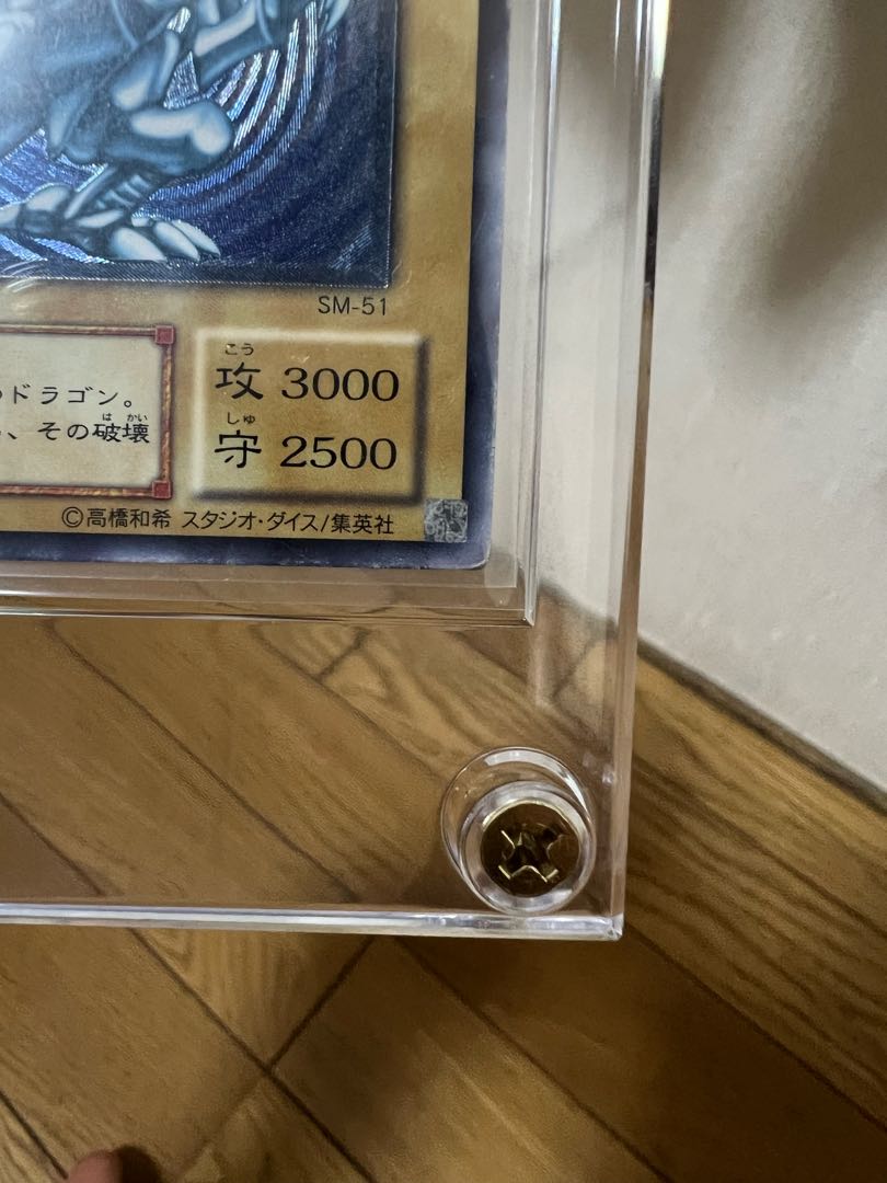 Yu-Gi-Oh Blue-Eyes White Dragon Dark Blue Gloss Relief Snubbull Eyes HoWight Dragon