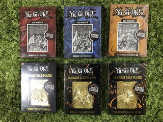 【5000個限定】三幻神　24k 金属カード　6種セット