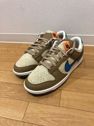 size? × Nike Dunk Low "Dark Driftwood/Photo BlueRattan" 28cm