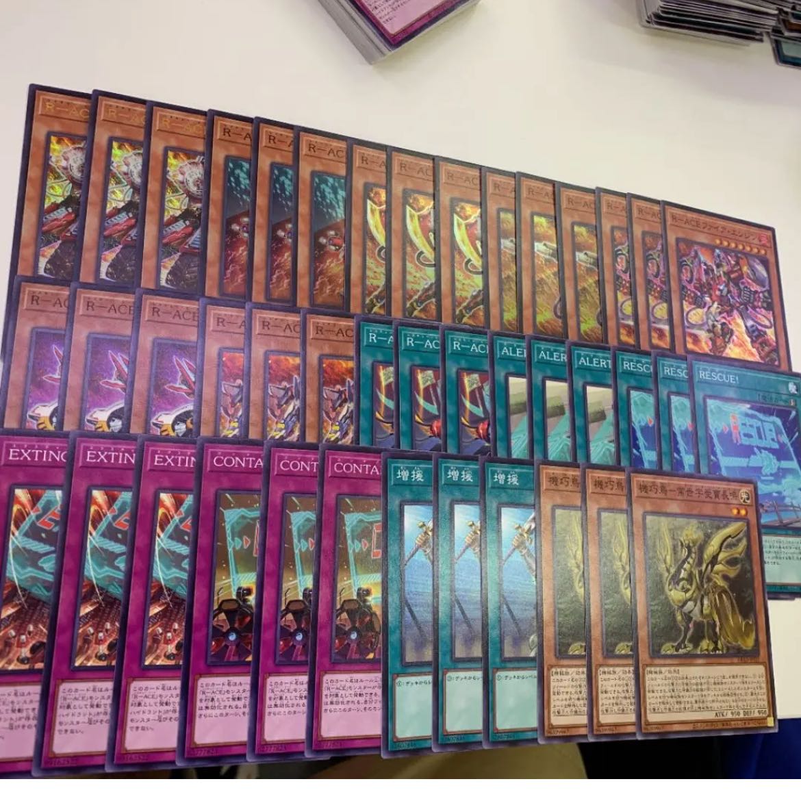 Rescue Ace Deck Parts Set of 3 each A Rosa Zing Defenders