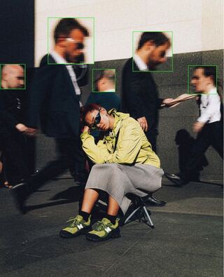 The Basement New Balance2002R Olive Black 26.5cm