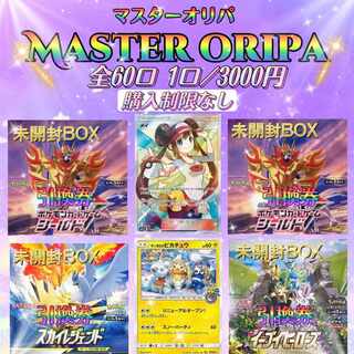 完売『〜マスターオリパ 〜』ポケモンカード