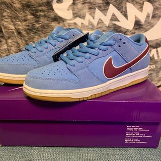 ナイキ SB ダンク ロー プロ "フィリーズ" ユニバーシティ ブルー/チーム レッドホワイト DQ4040-400 27cm