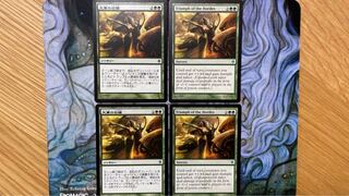 MTG Triumph of the Hordes/Triumph of the Hordes Japanese Edition 2 copies English Edition 2 cards, set of 4