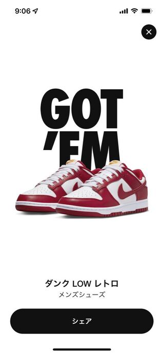 Nike Dunk Low "Gym Red" ナイキ ダンク ロー "ジムレッド" 26cm