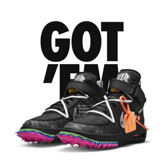 Off-White × Nike Air Force 1 Mid "Black" オフホワイト × ナイキ エアフォース1 ミッド "ブラック" 26.5cm