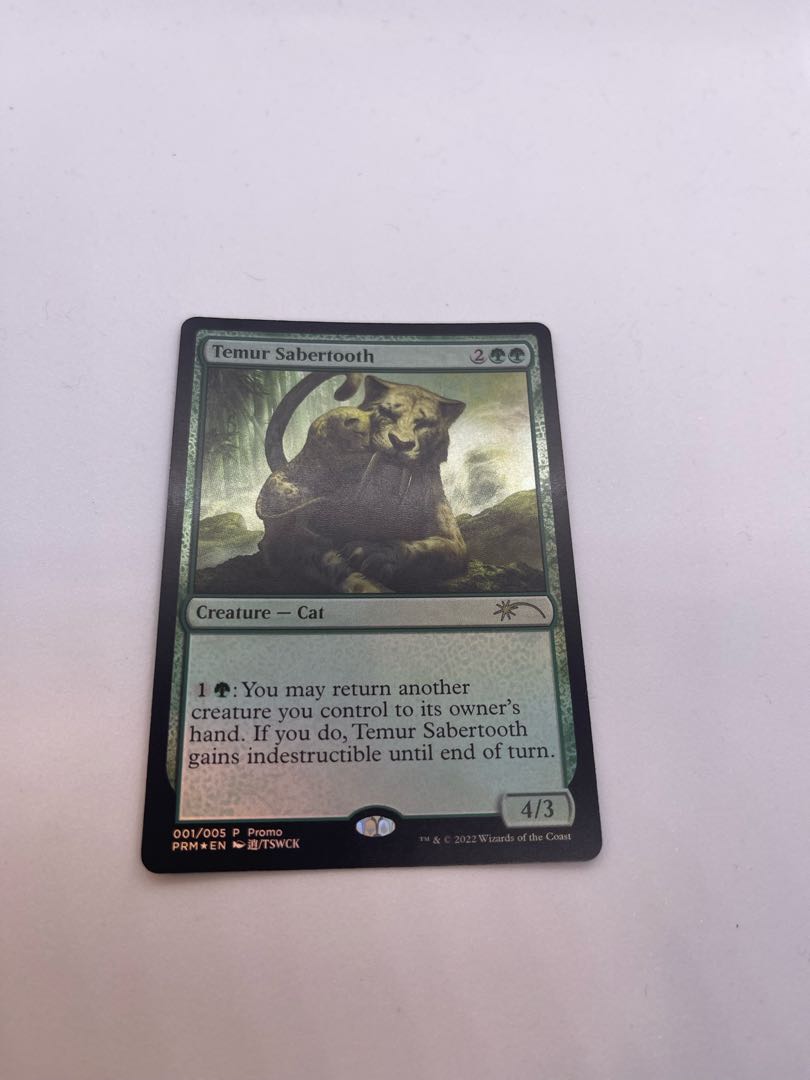 Temur Sabertooth English Promo (Southeast Asia only)