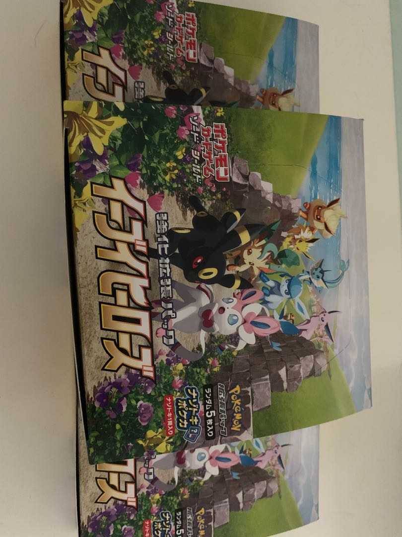 Eevee Heroes 3box no shrink