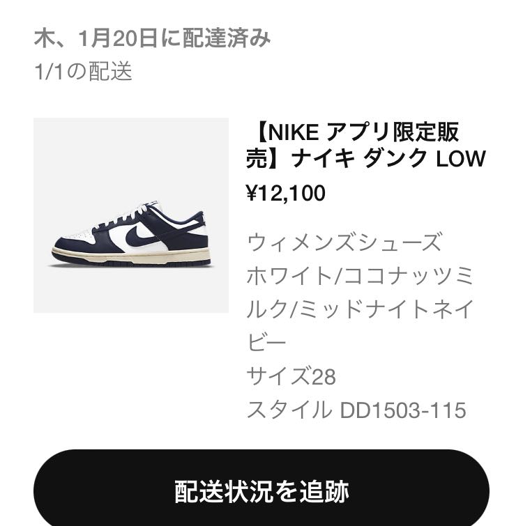 Nike WMNS Dunk Low "Vintage Navy" 28cm