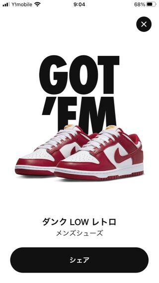 Nike Dunk Low "Gym Red" 27cm