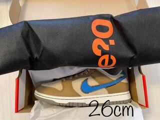 size? × Nike Dunk Low "Dark Driftwood/Photo BlueRattan" 26cm