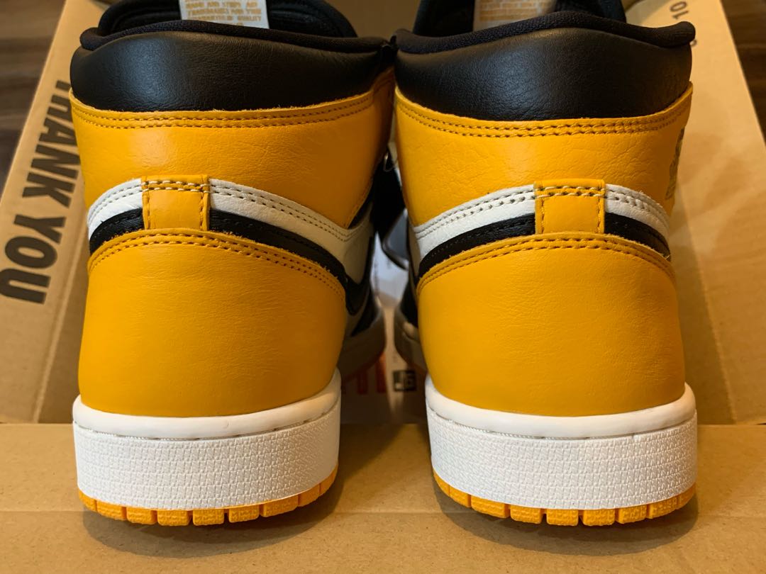 ナイキ エアジョーダン1 レトロ ハイ Og "イエロー トゥ" ブラック/タクシーホワイト 555088-711 jordan1 JORDAN OG TAXI 26.5cm