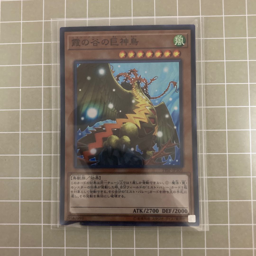 霞の谷の巨神鳥　霞の谷の雷鳥　王神鳥シムルグ　※即発送b 遊戯王】 霞の谷の巨神鳥 DT04/レア の通販 - カーナベル