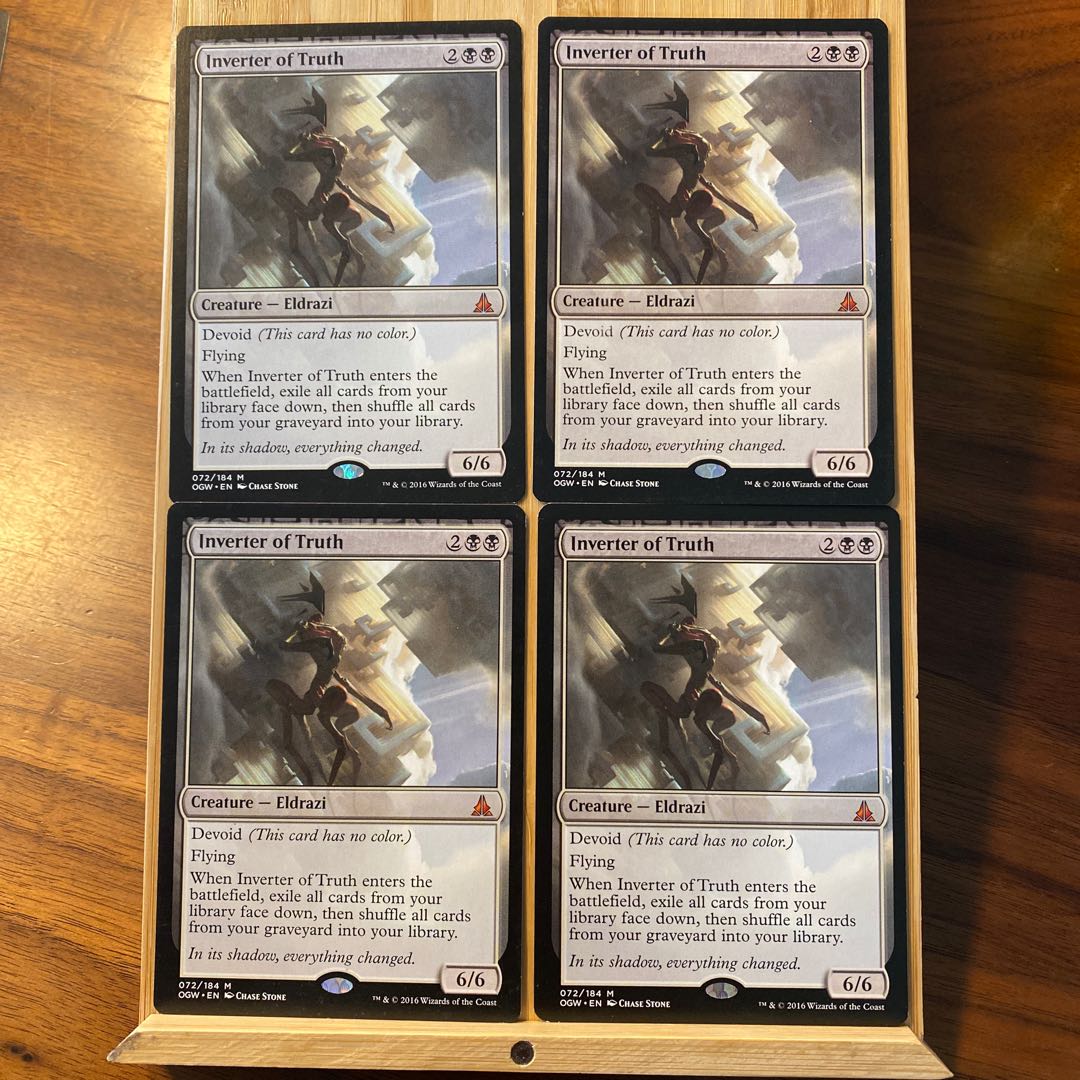 MTG  真実を覆すもの  英語版  4枚セット