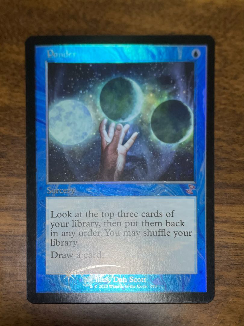 Ponder Old frame foil English ③.